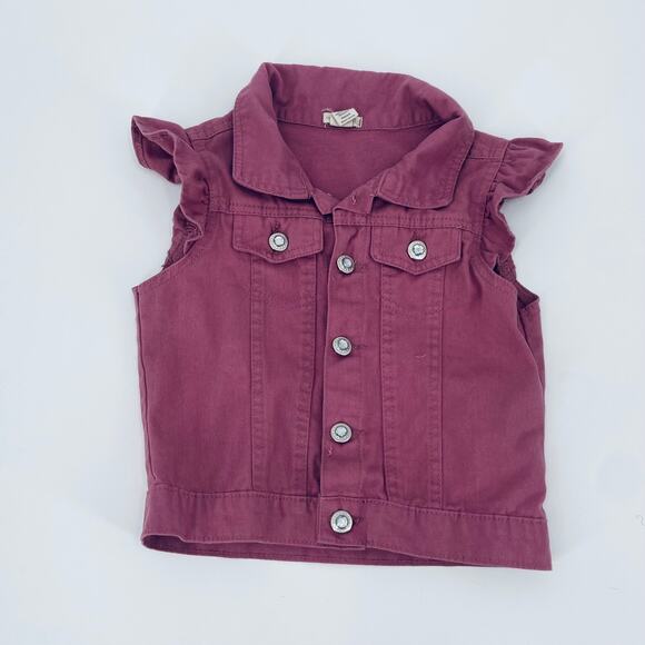 One Step Up Jackets & Blazers - One Step Up Button Down Vest